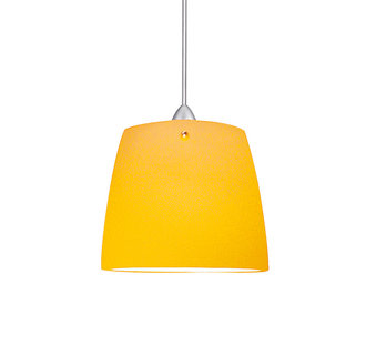 WAC Lighting MP-LED513-AM LED Ella Monopoint Pendant with Amber Glass - Canopy Included