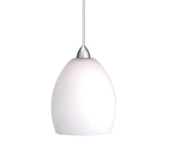 WAC Lighting MP-LED524-WT LED Monopoint Sarah Pendant with White Glass - Canopy Included