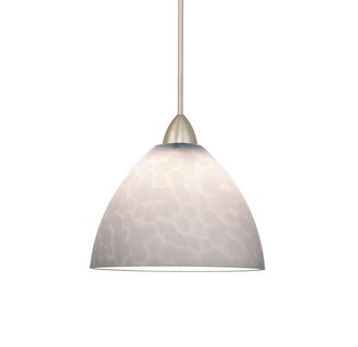 WAC Lighting MP-LED541-WT LED Monopoint Faberge Pendant with White Glass - Canopy Included