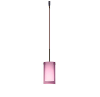 Besa Lighting RXL-A440-BR Single Light LED Pendant with Bronze Metal Finish from the Pahu 4 Collection