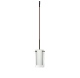 Besa Lighting RXL-C440-BR Single Light LED Pendant with Bronze Metal Finish from the Pahu 4 Collection