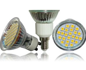 LED Spotlight with Glass Shell
