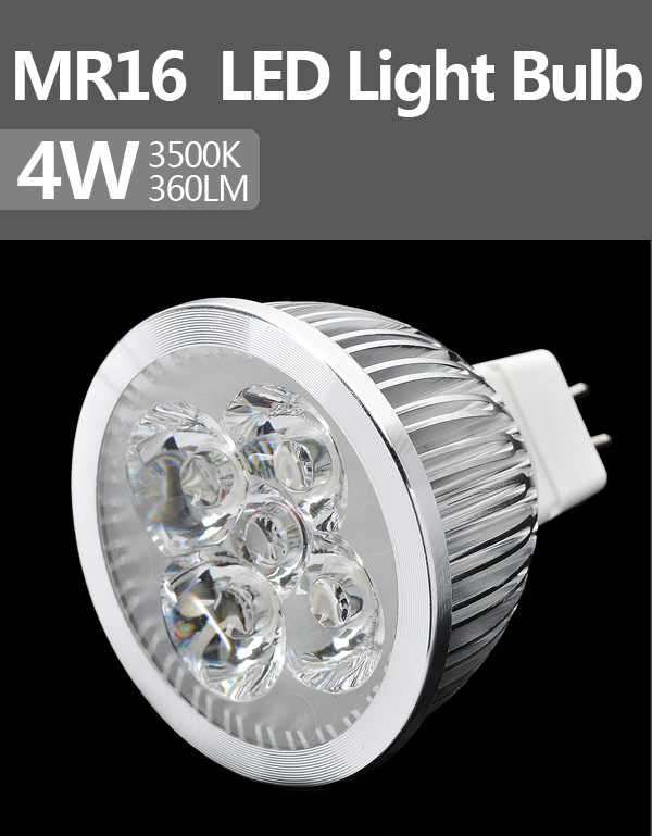 4-LED 360-Lumen 3500K Warm White LED Bulb