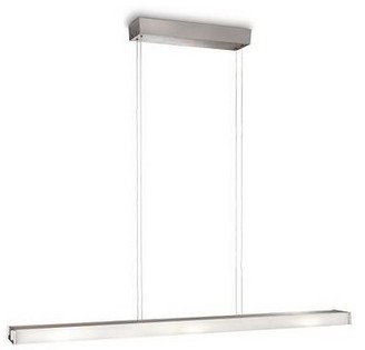 Aluminium bar pendant lamp with 3 x high power LED modules