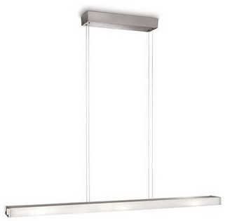 Aluminium bar pendant lamp with 3 x high power LED modules