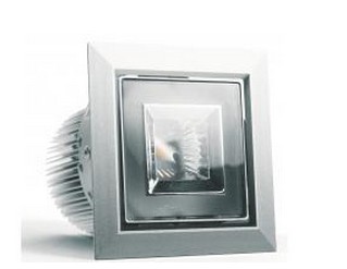 D900-WHITE TRIM 45 DEGREE 16W LED Downlight