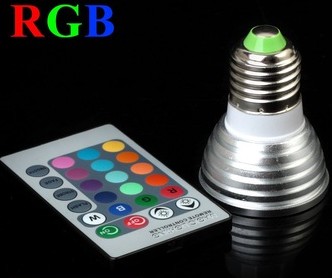 RGB 3W E27 AC85-265V LED Bulb