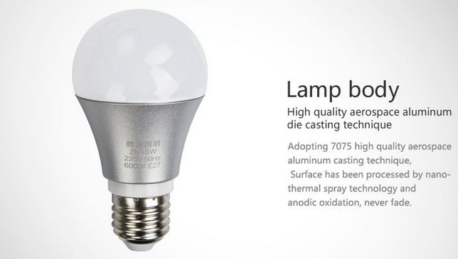 High Lumen 6w led E27 smd5630 LED bulb