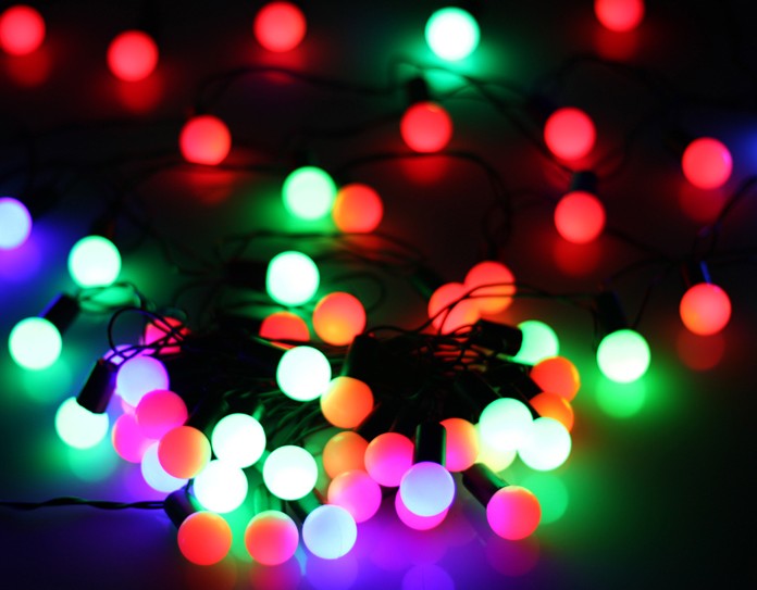 xmas led copper wire string light Christmas LED lights