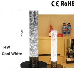 14w dimmable crystal led table lights