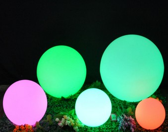 1-5w Colorful LED Ball Light Outdoor