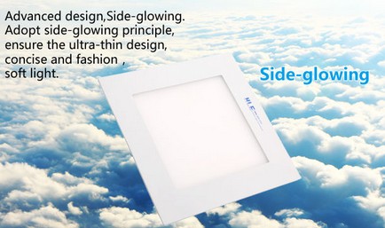 12W super thin led flat panel light IP65