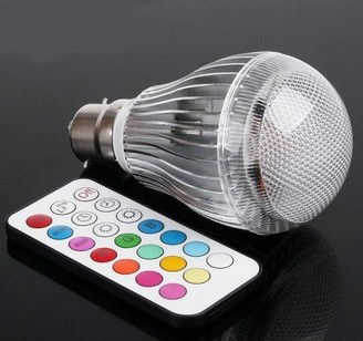 350LM RGB E27 9W LED Bulb Lamp
