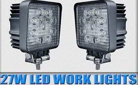 2x27W LED working lights 12/24V LED flood light