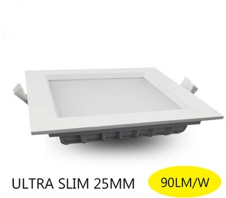 Ultra Thin 9W 14W 18W Aluminum Square LED panel light