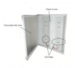 2x4 Eco-T LED Recessed Troffer, 55 Watts