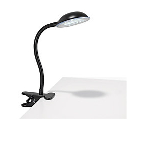 Realspace Clip-On Reading Lamp Black LED lamp