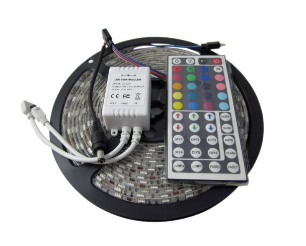 SMD 5050 Water-resistant 300LEDs RGB Flexible LED Strip Light Lamp Kit