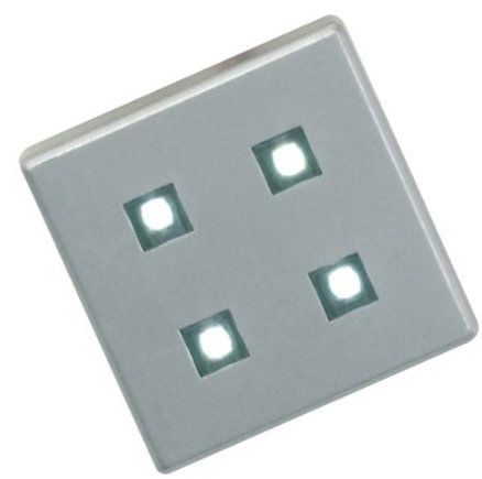 15 Lumen Light Output per Light Square LED Plinth Lights