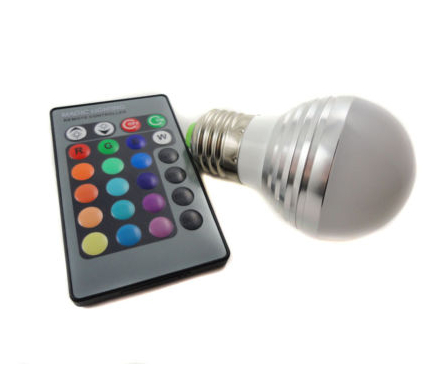 E27 LED light lamp With Remote Controller