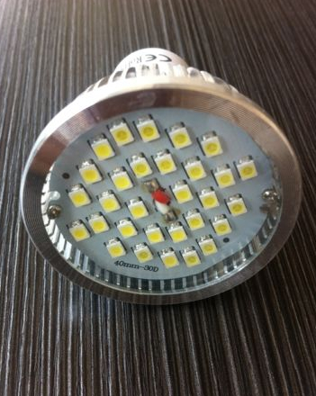 GU10 30 SMD LED Natural White Downlight Spot Light