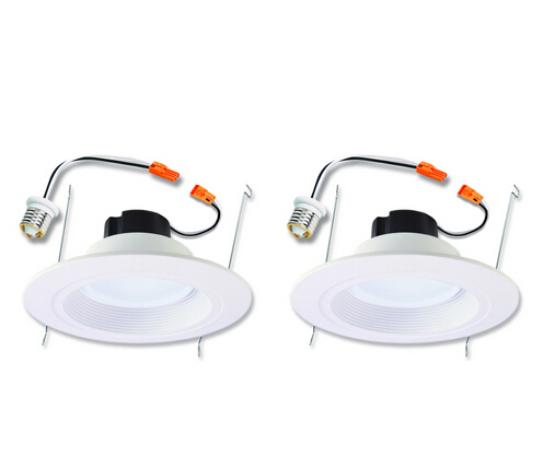 2-Pack 65-Watt White LED Recessed Downlights