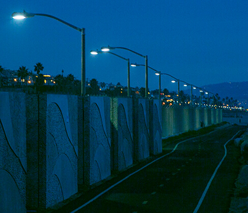 10 years after the LED street lights to replace more than 90%