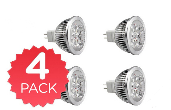 4 Pack 4W MR16 led downlights