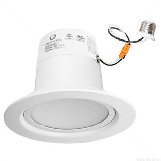 50W Equal - 12W LED - Medium Base - Downlight