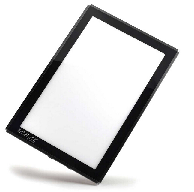 Black Frame 11-by-18-Inch LED Light Panel