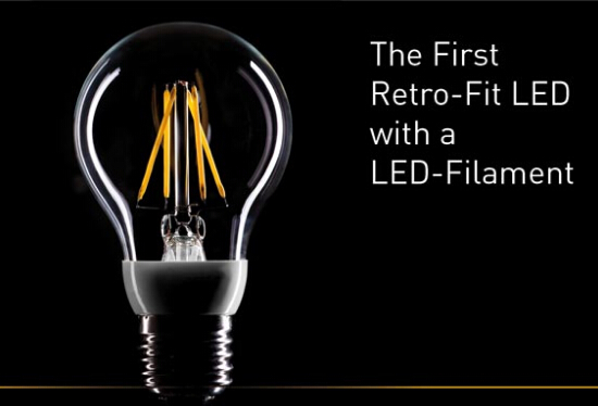 LED lights completely replace incandescent filament lamps