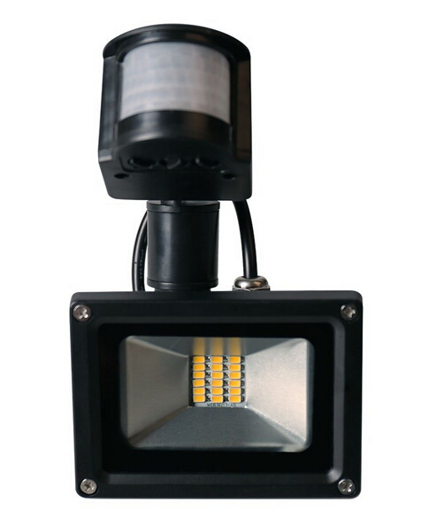 Motion Sensor Warm White LED Flood Light 85-265v Ip65