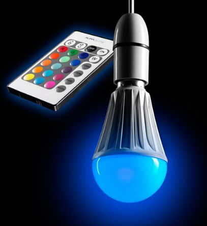 Remote Control Colour Changing LED Light Bulb