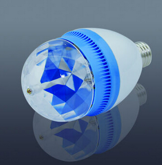 3W RGB Rotating LED Bulb with Good Quality