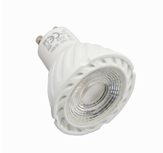 8W GU10 3000K 550Lm COB LED spotlight