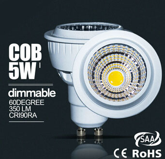 400lm 2700k-6500K 5w cob light led spot lights