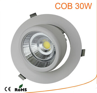 high power COB 30w led downlight with 85-265v AC input