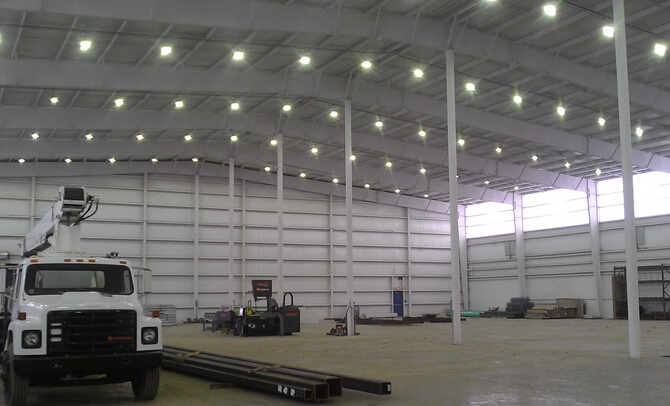 Develop LED industrial lighting market