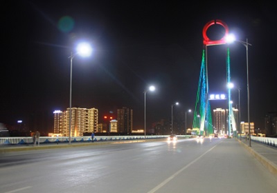 Xianyang City, the LED lights to complete the replacement work