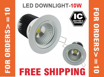 COB 10W WARM WHITE LED Downlight