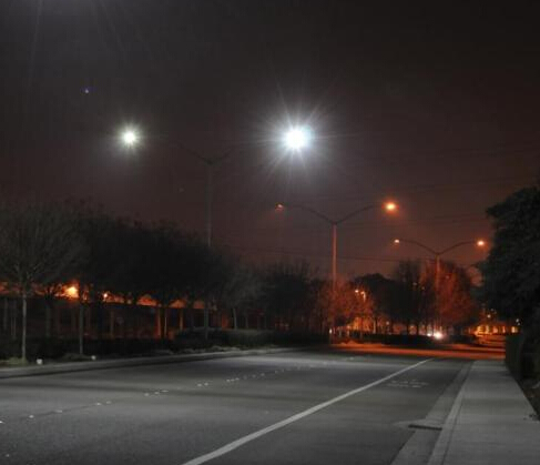 Nanning 10000 LED street lamp complete transformation