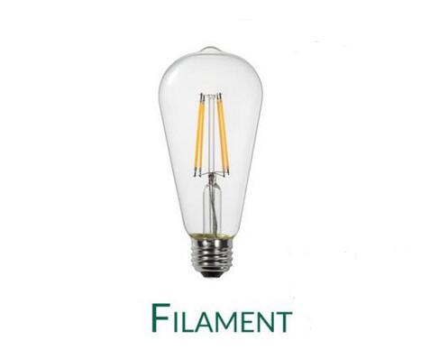 4 Watt Dimmable LED Filament Light Bulb