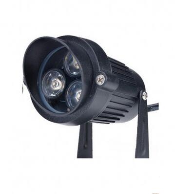 LED Garden Lawn Light 3W 3-LED 220lm 60 Degree