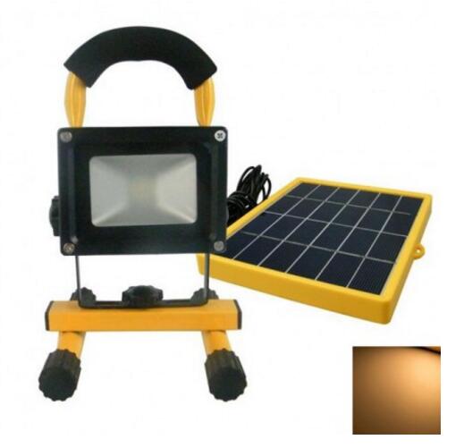 Waterproof LED Solar Floodlight USB Rechargeable