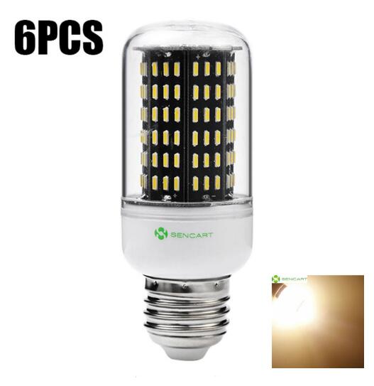 6pcs E27 15W 1200lm LED Corn Bulb