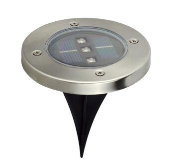 Underground Solar Powered Waterproof White Light LED Garden Light