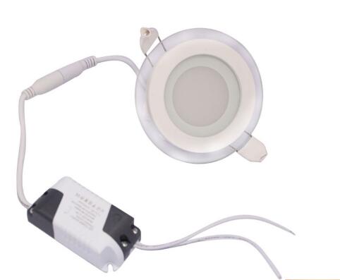 6W 520-580LM Round Shape Warm White LED Panel Light