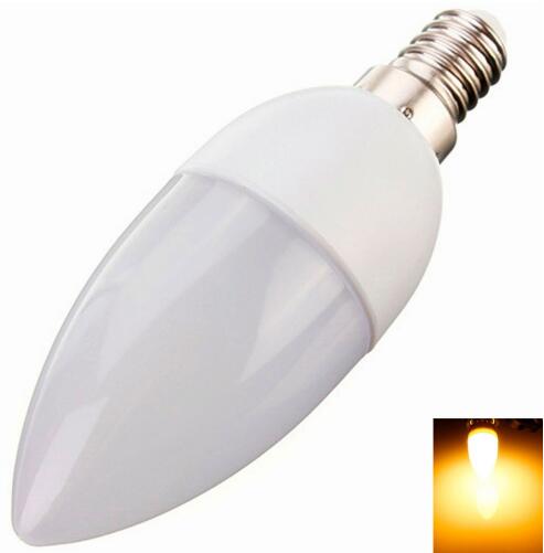 E14 3W 10 LED 2835SMD Warm White LED Candle Lamp