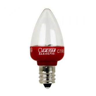120V Candelabra LED Night Light Bulb