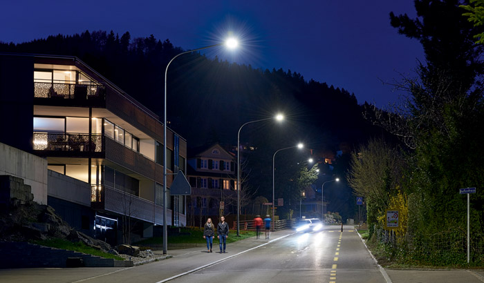 New LED road lighting system make road safer